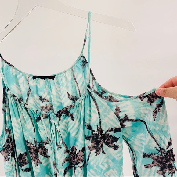 Palm Tree Cold Shoulder Tunic - Picture 7 of 16